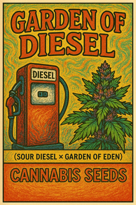 ⛽ Garden of Diesel (Sour Diesel × Garden of Eden)