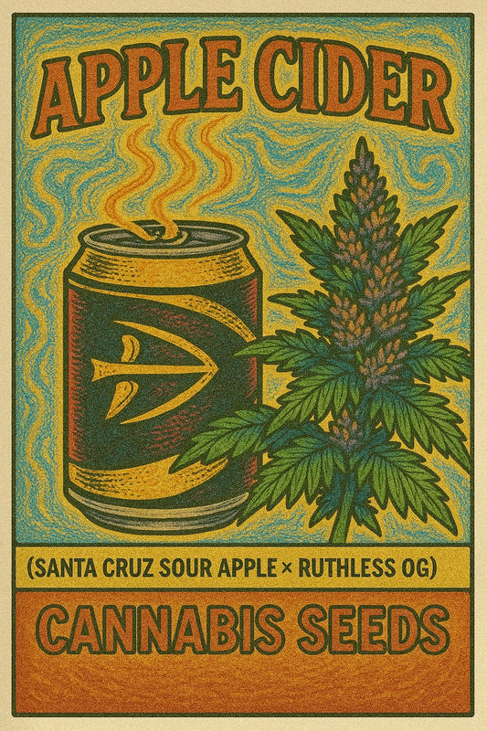 🍎 Apple Cider (Santa Cruz Sour Apple × Ruthless OG)