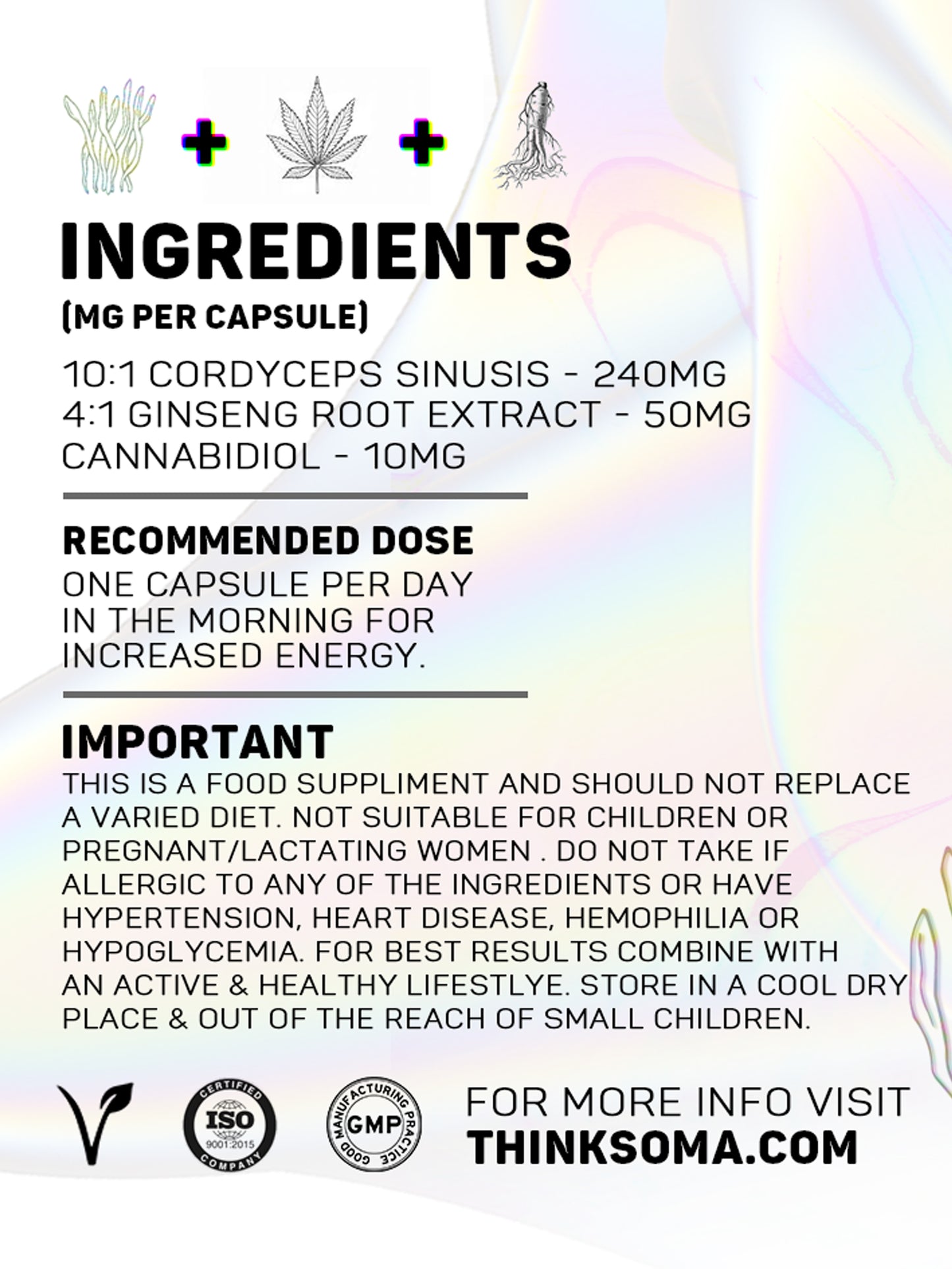 Energise - Cordyceps Supplement