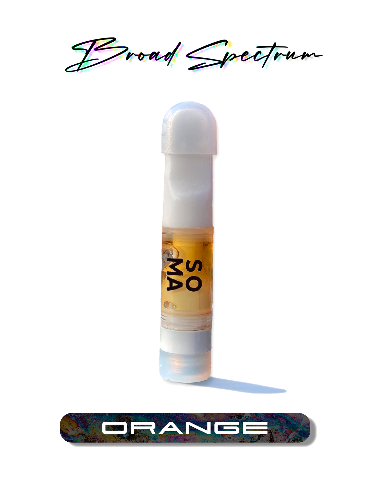 CBD Vape Cart | Broad spectum CBD Oil | Soma CBD Cart | 0.5ml CBD Vape Cart | Ceramic Vape Cart | 510 | Hemp Extract | Orange Terpene 