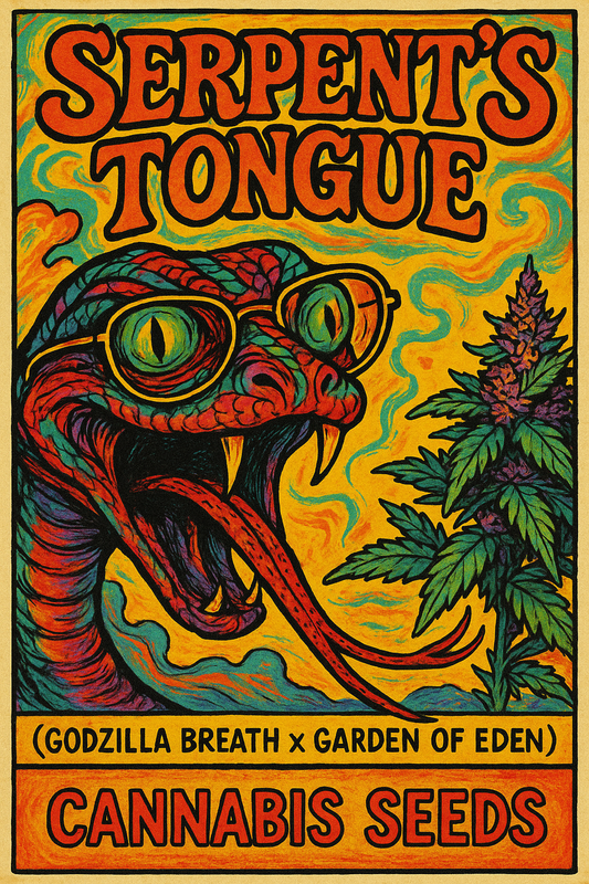 🌿 Serpent’s Tongue (Godzilla Breath × Garden of Eden)