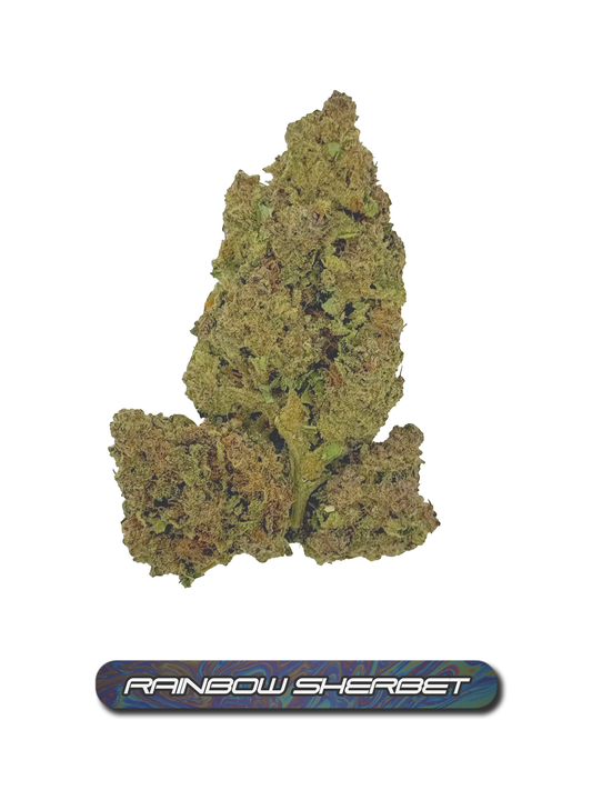 Rainbow Sherbet Hemp Flower – Imported from Beleafer
